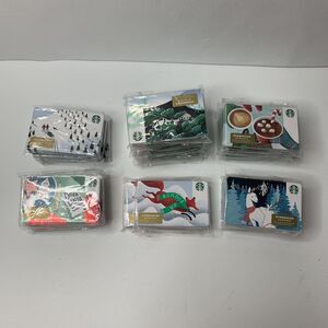 Lot Of 315 2019 Starbucks Christmas Holiday Gift Cards BLANK NO VALUE
